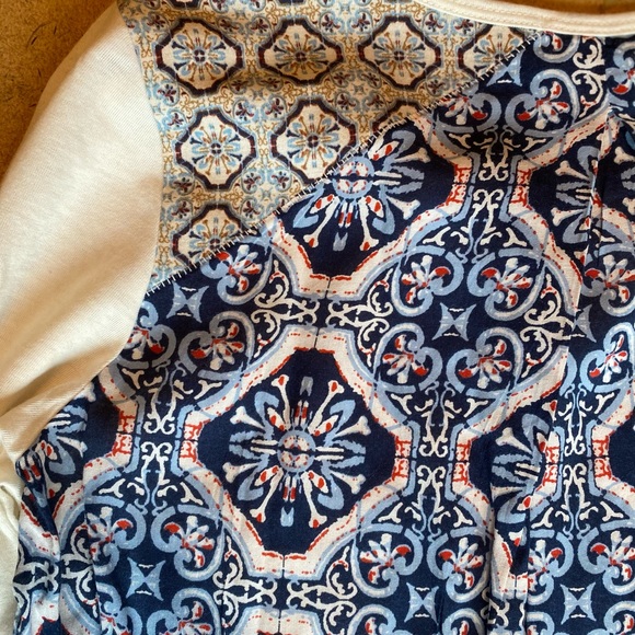 Prana long sleeve Mixed Media top - Picture 3 of 4